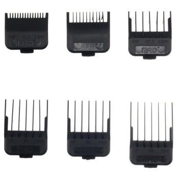 Набор насадок для машинок MRD (1,5, 3, 4,5, 6, 10, 13 мм) N-MRD-BLACK