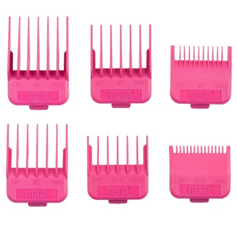 Набор насадок для машинок MRD (1,5, 3, 4,5, 6, 10, 13 мм) N-MRD-PINK